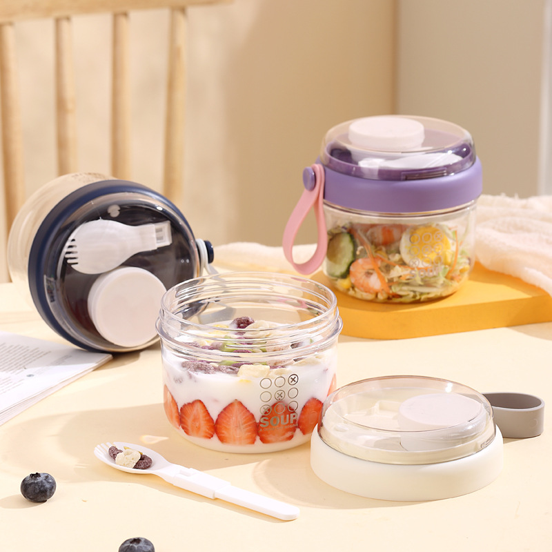 Meal Prep Yogurt Cups - Чашка для салата, многоразовые герметичные банки