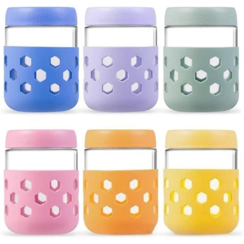 Meal Prep Glass - Стеклянные банки A26F с герметичными крышками,