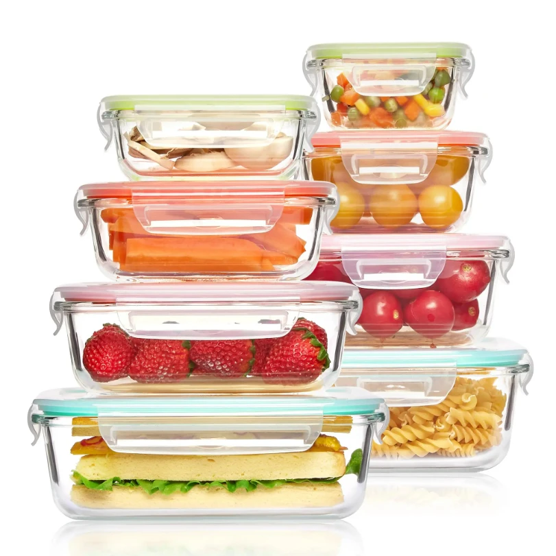 Meal Prep Glass - Стеклянные контейнеры для хранения еды, для
