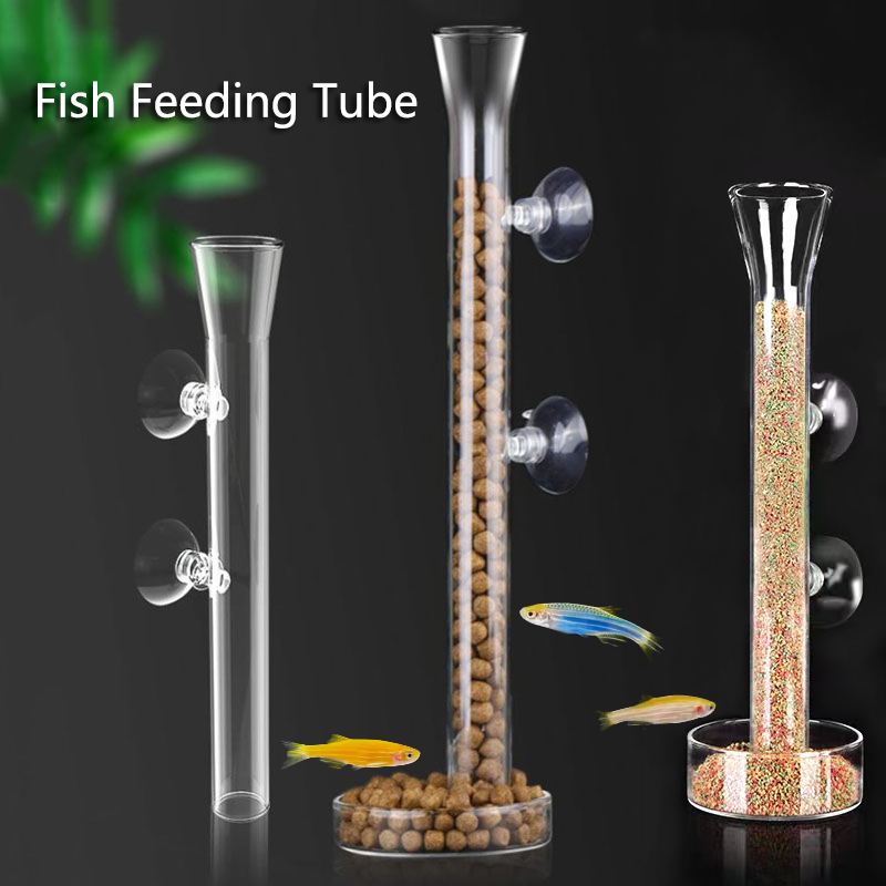 Meal Prep Glass - Аквариумная стеклянная кормушка, прозрачная кормушка для