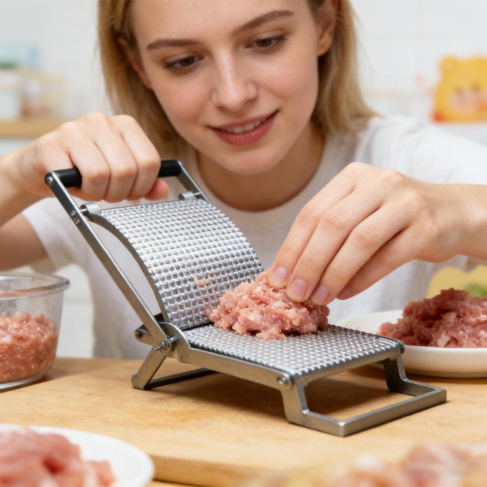 Meal Prep Manual - Тендерайзер для мяса из нержавеющей стали,