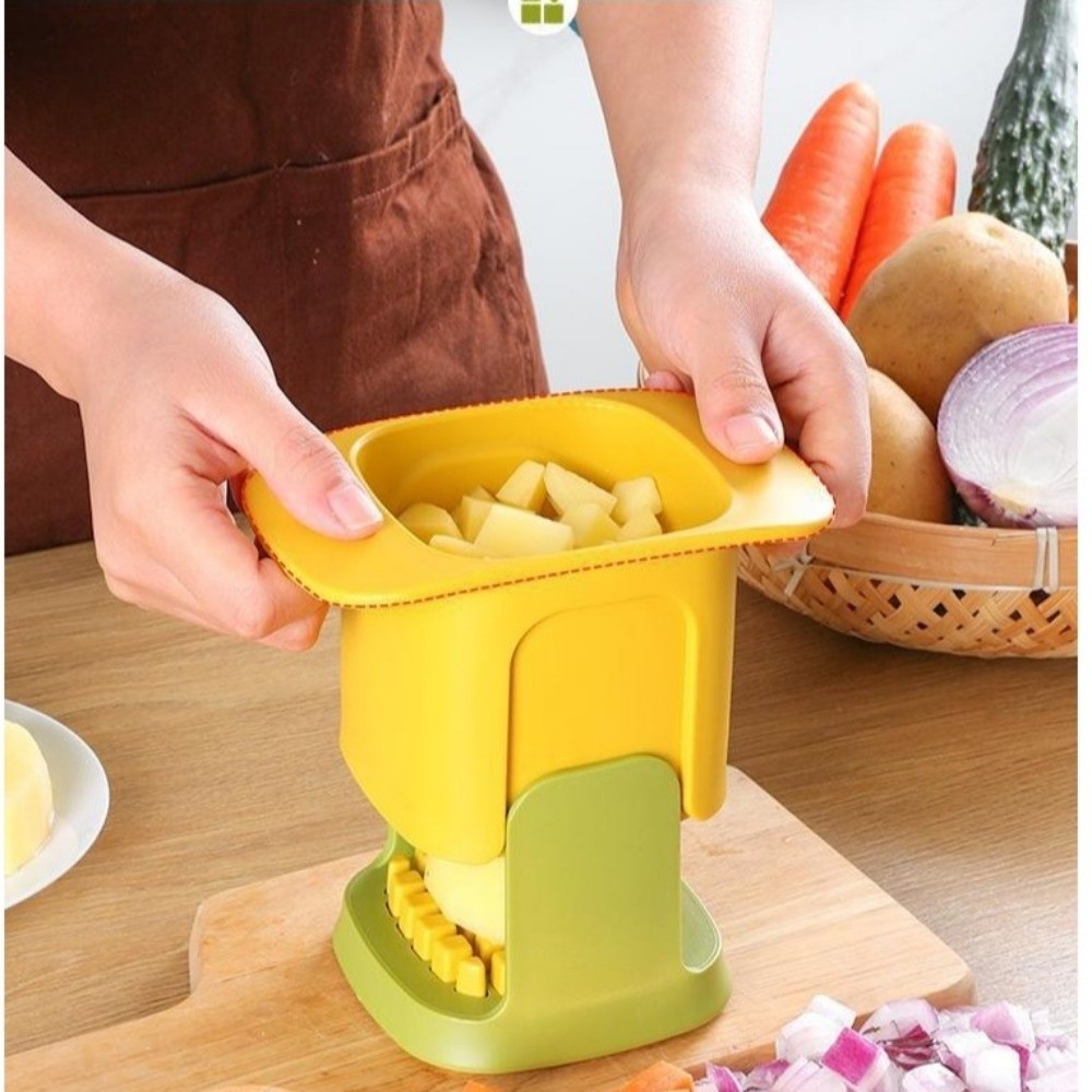 Meal Prep With Potatoes - Многофункциональный ручной измельчитель овощей 2-в-1: ломтерезка