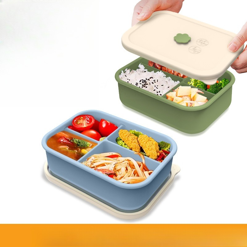 Meal Prep For Weight Loss - Силиконовый ланч-бокс для микроволновой печи с