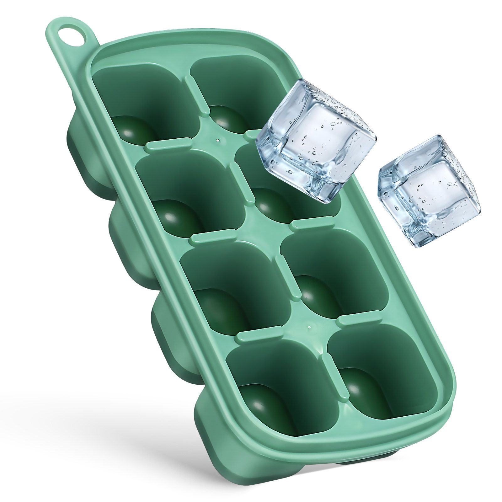 Meal Prep Easy - Силиконовая форма для льда с крышкой,