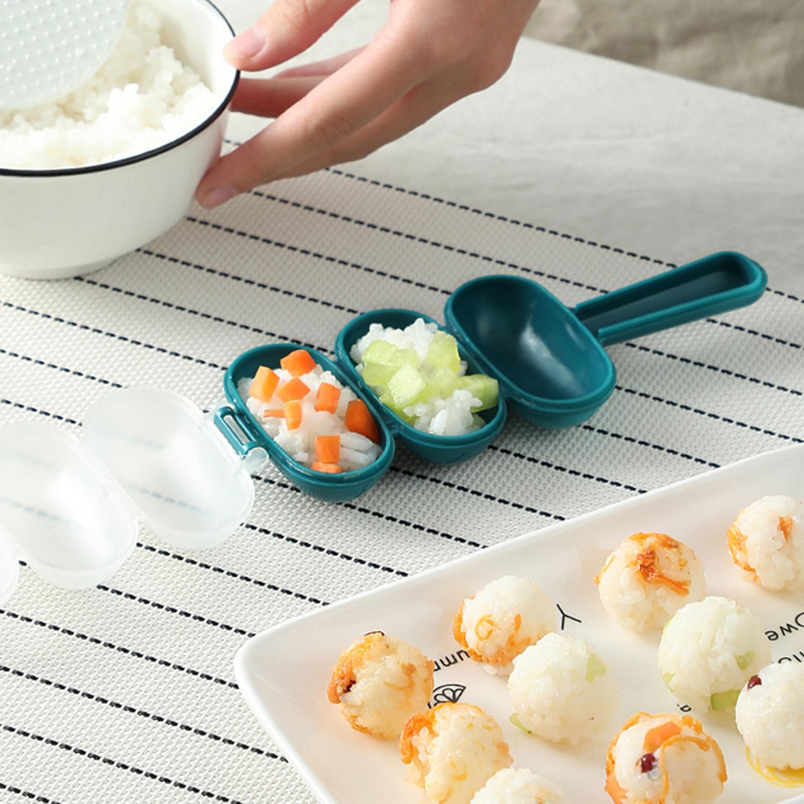 Форма для онигири на 3 ячейки, – обзор и цена Rice Ball Mold