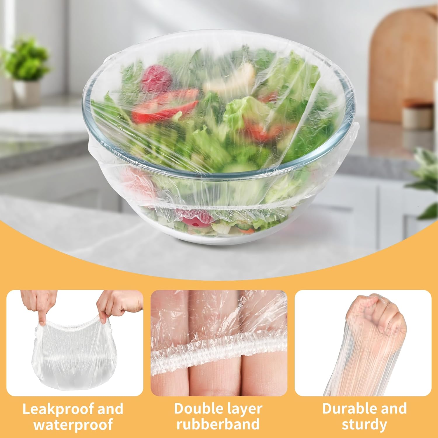 100 больших эластичных многора – обзор и цена Meal Prep Wraps