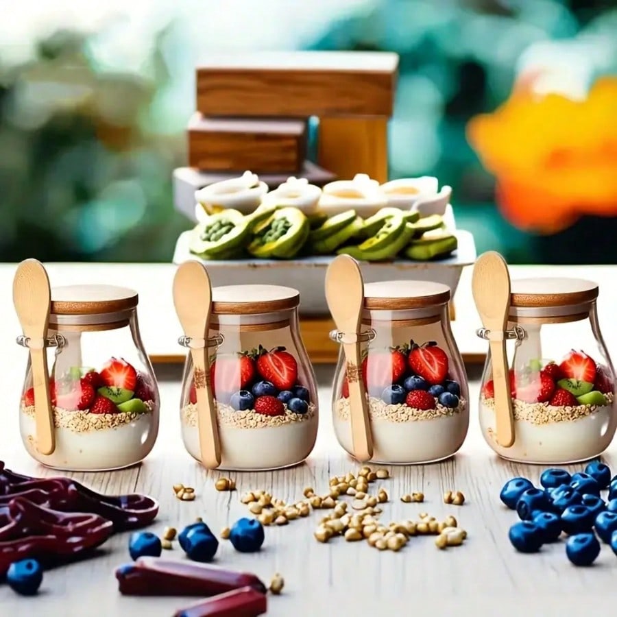 Набор из 4-х контейнеров для о – обзор и цена Meal Prep Yogurt Cups