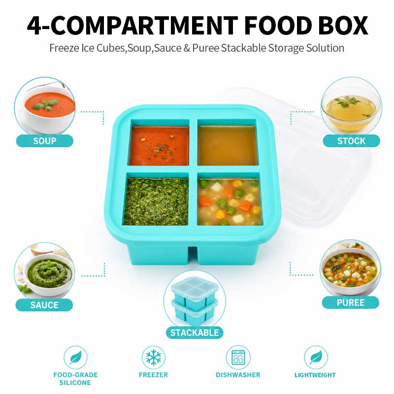Силиконовый контейнер для хран – обзор и цена Meal Prep Easy