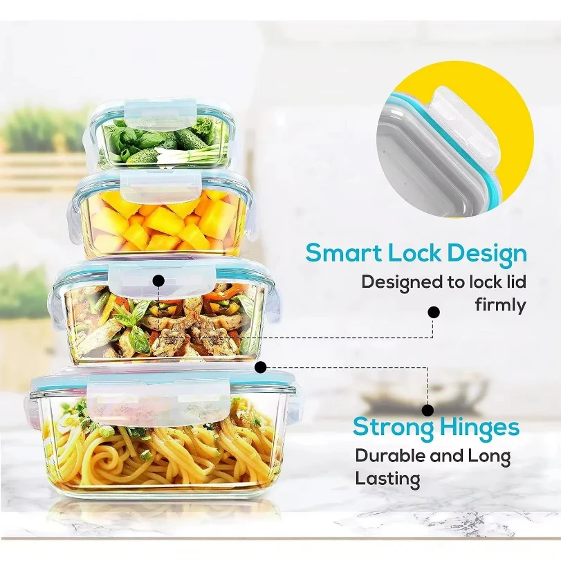 Стеклянные контейнеры для хран – обзор и цена Meal Prep Glass