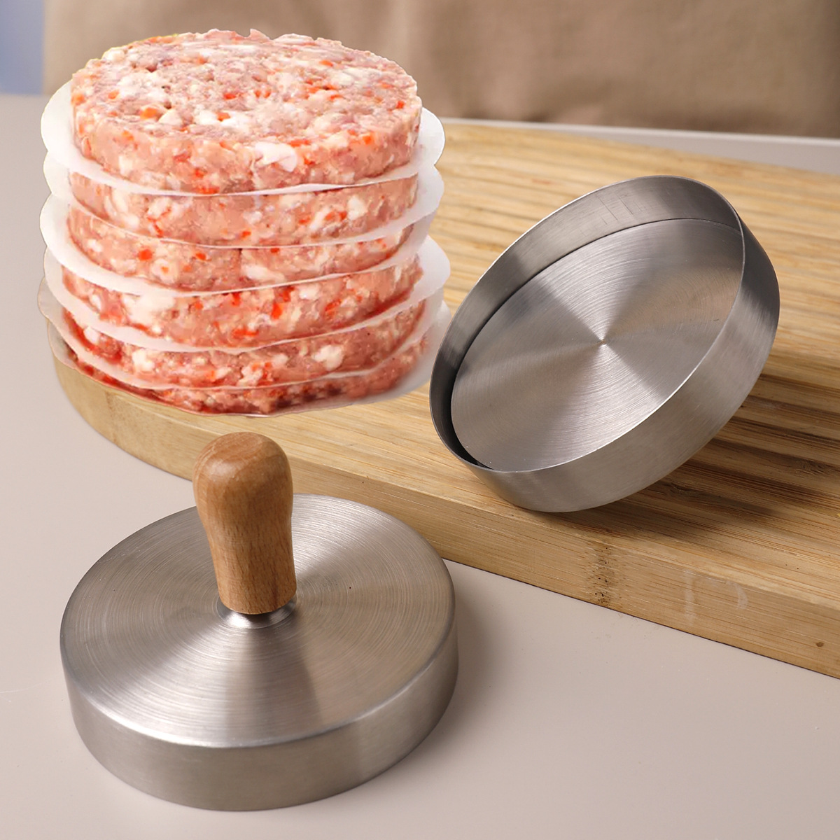 Форма для бургеров из нержавею – обзор и цена Rice Ball Mold