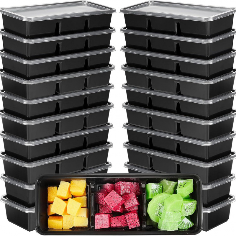 【25 шт., 3-секционный контейне – обзор и цена Meal Prep Japanese Food