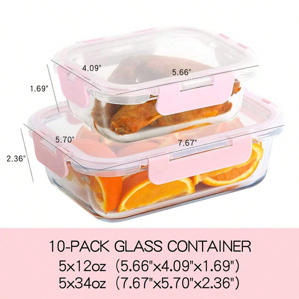 Набор из 10 стеклянных контейн – обзор и цена Meal Prep Glass