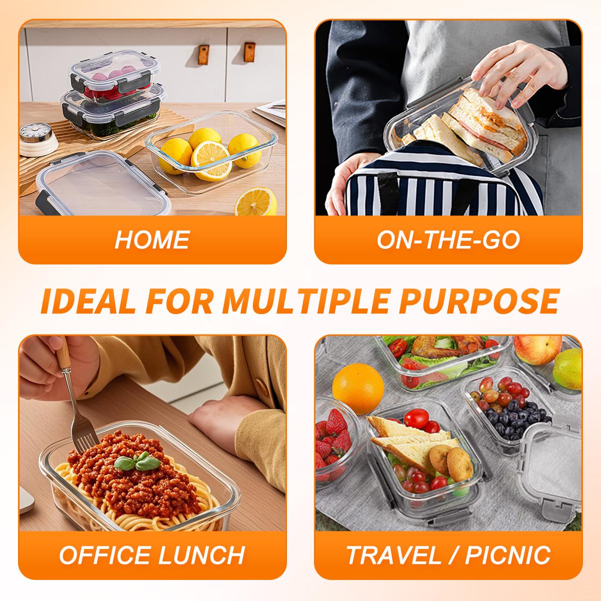Набор стеклянных контейнеров д – обзор и цена Meal Prep Easy