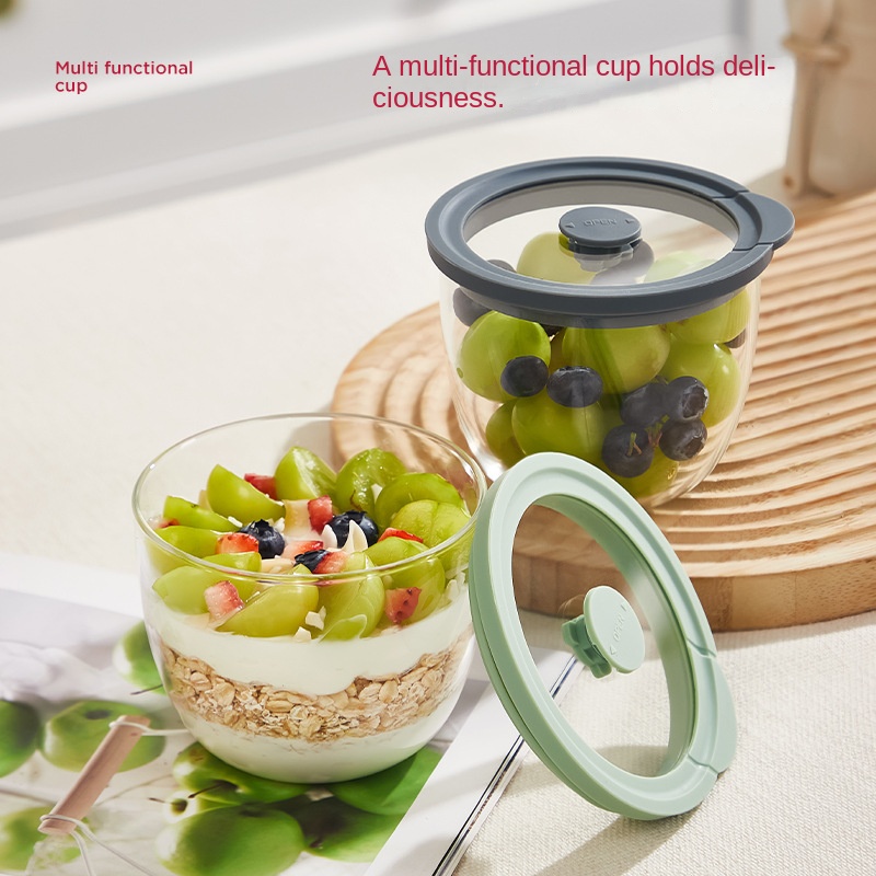 Стеклянный контейнер для овсян – обзор и цена Meal Prep Yogurt Cups