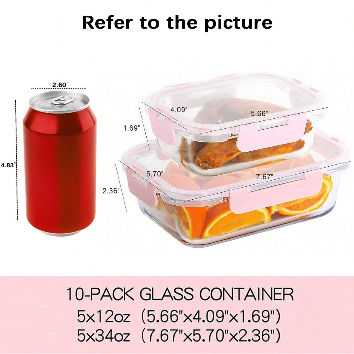 Набор из 10 стеклянных контейн – обзор и цена Meal Prep Glass